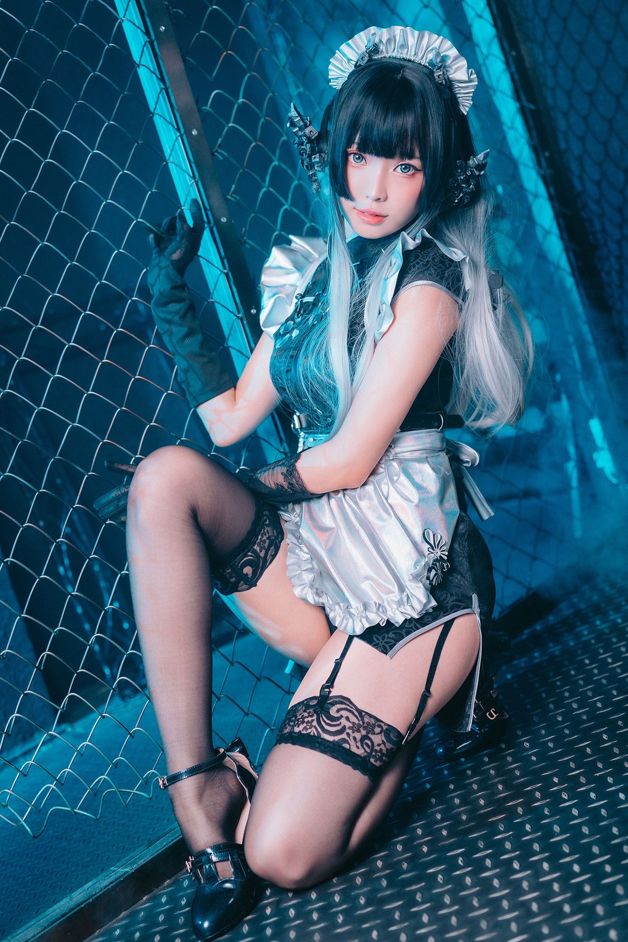 图片[1]-ElyEE子 – NO.134  賽博女仆Melanite黑榴石[30P]-XikXak